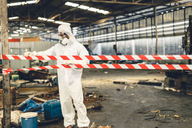 Professional Unattended Death Cleanup technician working in Paterson, NJ
